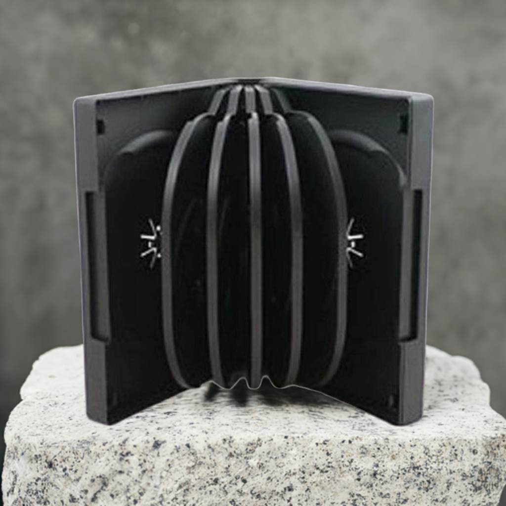 12 Way Multi Black DVD Case 39mm Spine