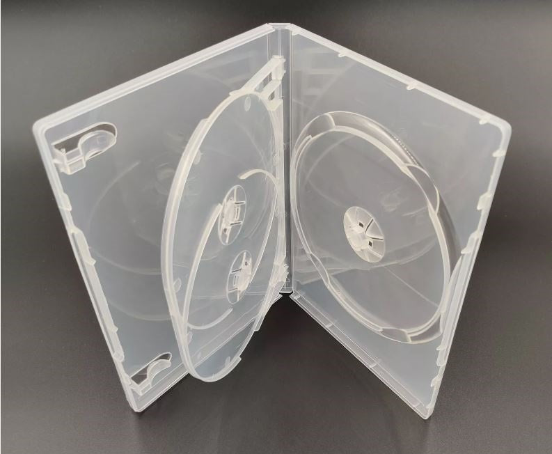 3 Way ClearDVD Case 14mm Spine